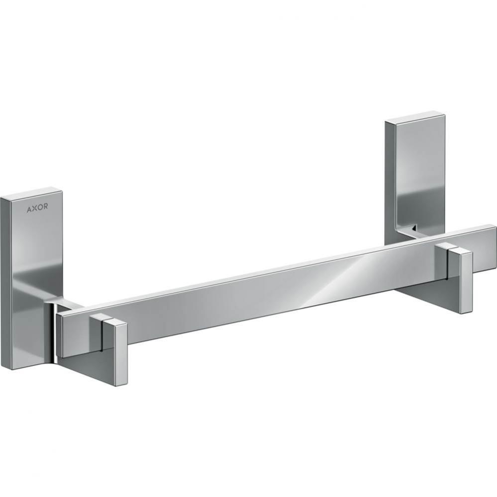 Universal Rectangular Towel Bar, 12'' in Chrome