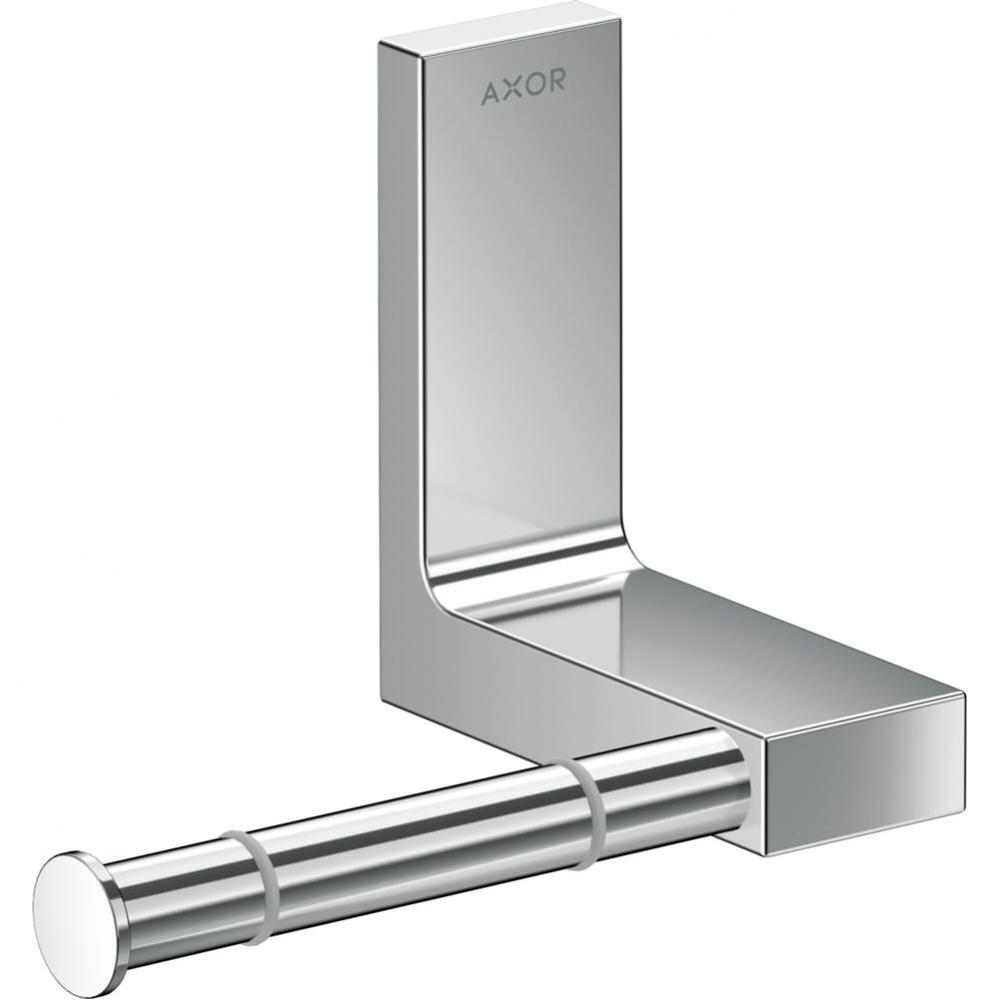 Universal Rectangular Toilet Paper Holder in Chrome