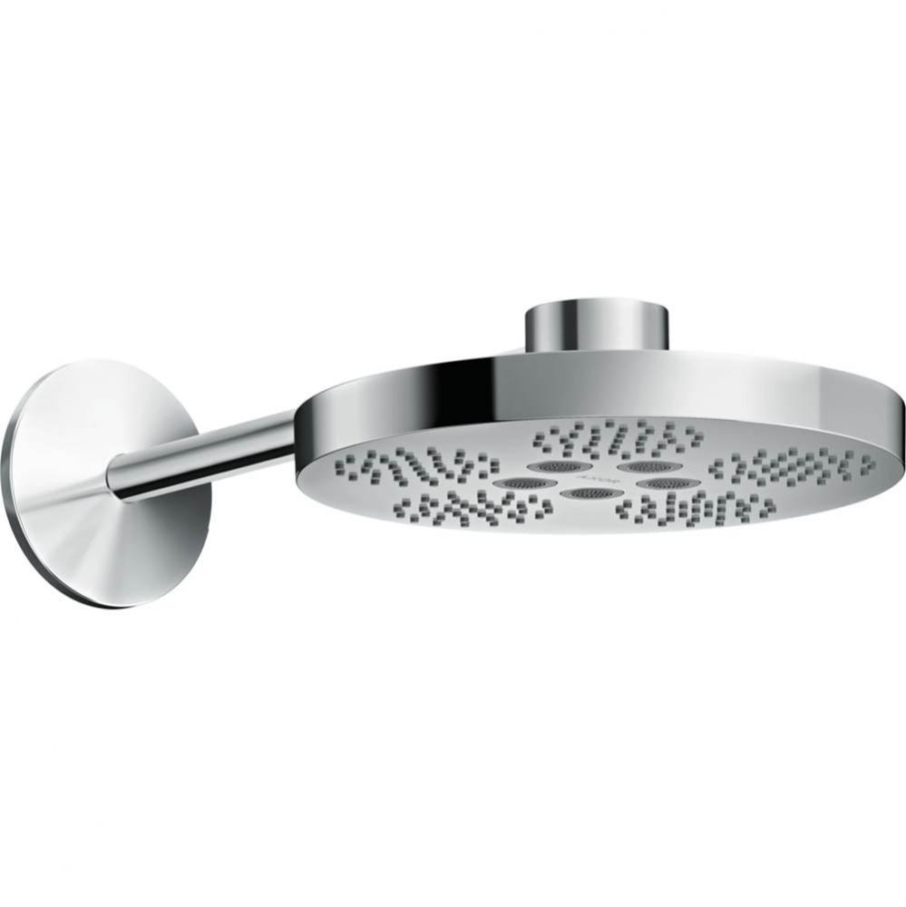 ONE Showerhead 280 2-Jet with Showerarm Trim, 2.5 GPM in Chrome