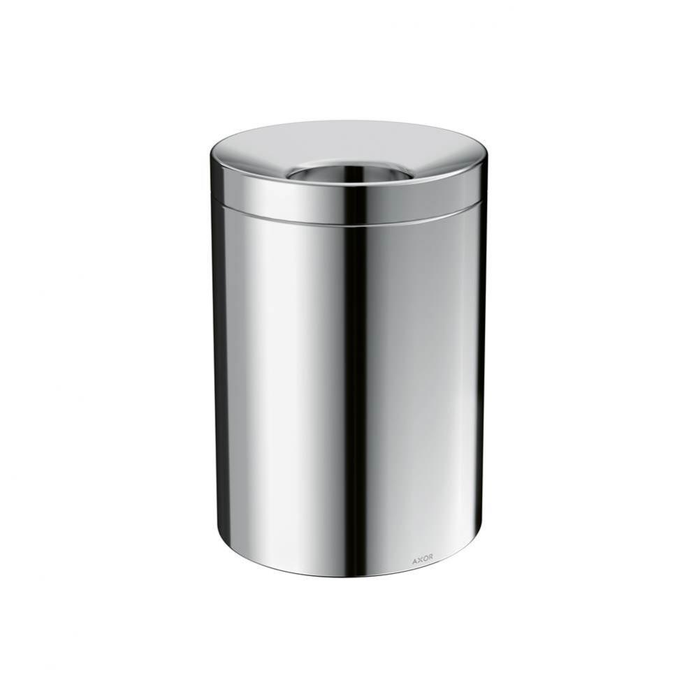 Universal Circular Waste Bin in Chrome