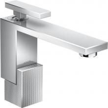 Axor 46011001 - Edge Single-Hole Faucet 130 - Diamond Cut, 1.2 GPM in Chrome