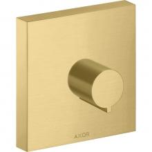 Axor 10972251 - AXOR ShowerSolutions Volume Control Trim 5'' x 5'' in Brushed Gold Optic