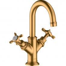 Axor 16505251 - AXOR Montreux 2-Handle Faucet 160 with Pop-Up Drain, 1.2 GPM in Brushed Gold Optic