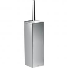 Axor 42655000 - Universal Rectangular Toilet Brush Holder, Wall-Mounted in Chrome