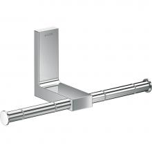 Axor 42657000 - Universal Rectangular Toilet Paper Holder Double in Chrome