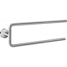 Axor 42822000 - Universal Circular Double Towel Bar, 20'' in Chrome