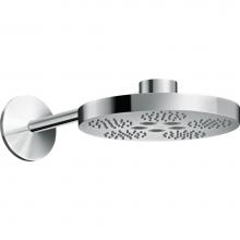 Axor 48481001 - ONE Showerhead 280 2-Jet with Showerarm Trim, 2.5 GPM in Chrome