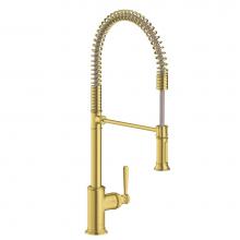 Axor 16582251 - AXOR Montreux Semi-Pro Kitchen Faucet 2-Spray, 1.75 GPM in Brushed Gold Optic