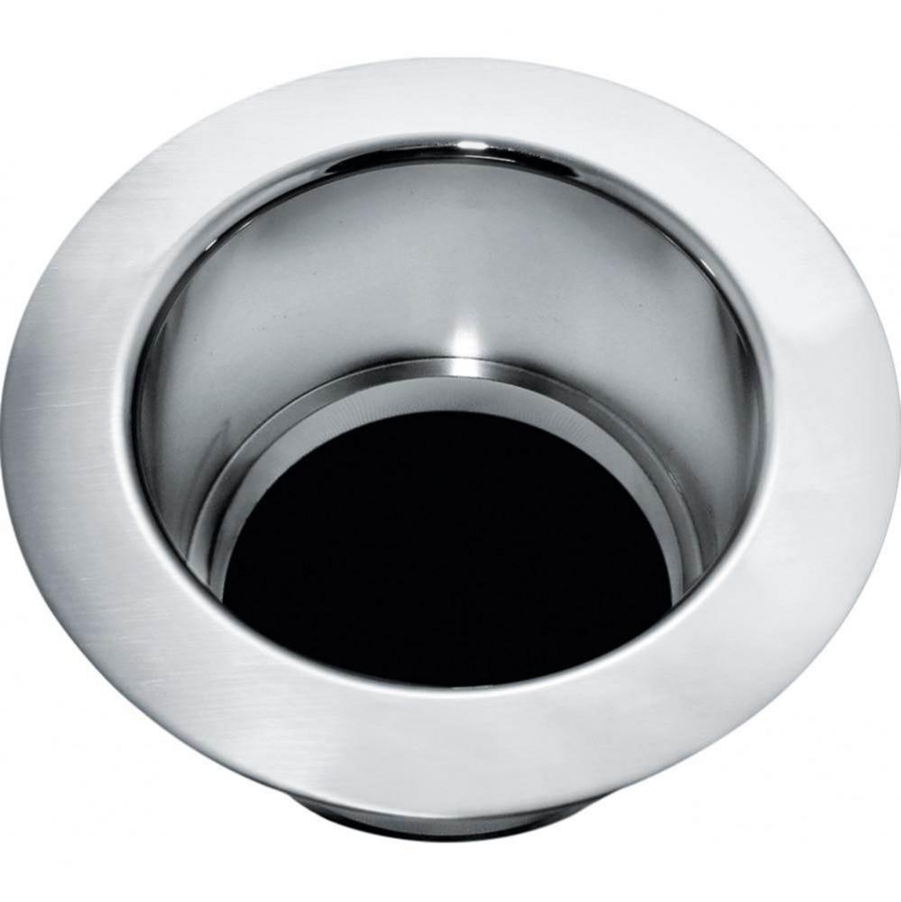 Replacement Waste Disposer Flange for Kitchen Sink in Polished Chrome.