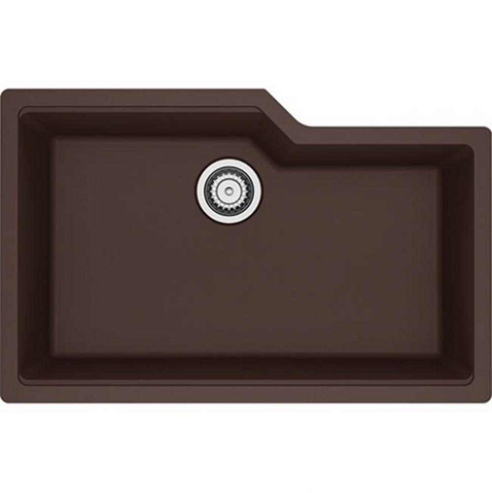 Urban Granite Undermountsgl Bowl Sink Mocha