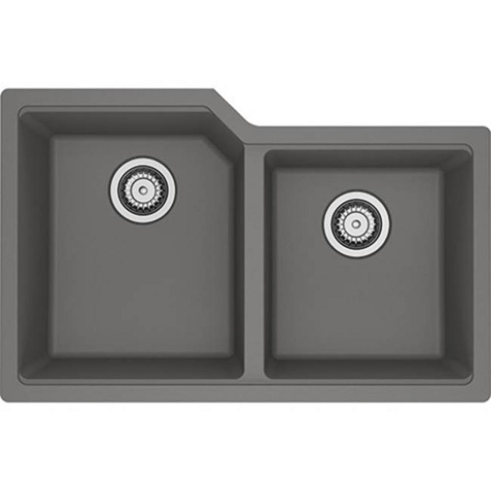 Urban Granite Undermountcombo Bowl Stone Grey