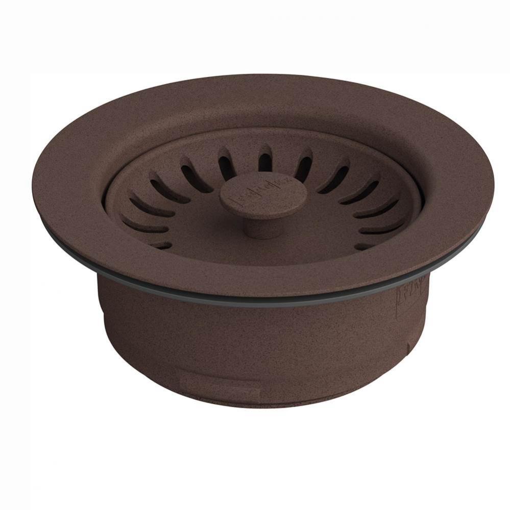 Colorline Replacement Waste Disposer Flange for Kitchen Sink in Mocha