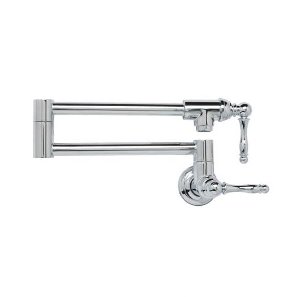 Farm House Pot Filler Wall Mount Chrome