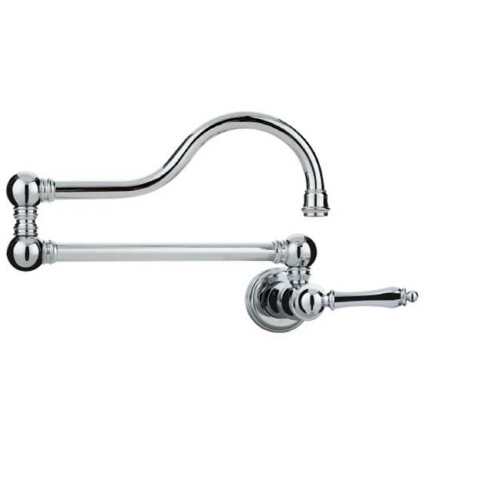 Farm House Pot Filler Wall Mount Chrome