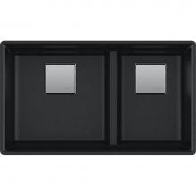 Franke PKG160ONY - Peak Undermount Granite Onyx Dbl 36Cab