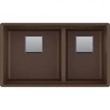 Franke PKG160MOC - Peak Undermount Granite Mocha Dbl 36Cab