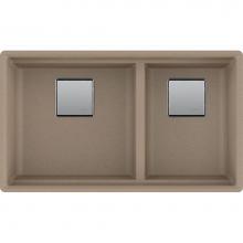 Franke PKG160OYS - Peak Undermount Granite Oyster Dbl 36Cab