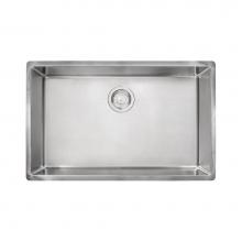 Franke CUX11027-ADA - Cube 28.5-in. x 17.7-in. 18 Gauge Stainless Steel Undermount Single Bowl ADA Kitchen Sink - CUX110