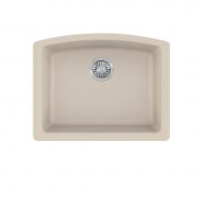 Franke ELG11022CHA - Ellipse 25.0-in. x 19.6-in. Granite Undermount Single Bowl Kitchen Sink in Champagne