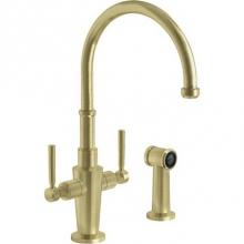 Franke FFS5290SB - Absinthe Side Spray Satin Brass