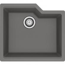 Franke UBG110-20SHG - Urban Granite Undermountsgl Bowl Sink Stone Grey