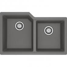 Franke UBG120-28SHG - Urban Granite Undermountcombo Bowl Stone Grey