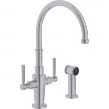 Franke FFS5280 - Absinthe Faucet With Side Spray Satin Nickel