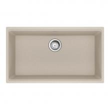 Franke MAG11029-CHA-S - Maris Undermount 31-in x 17.81-in Granite Single Bowl Kitchen Sink in Champagne