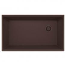 Franke MAG11031OW-MOC - Maris Undermount 33-in x 19.31-in Granite Single Bowl Kitchen Sink in Mocha