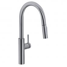 Franke PES-PD-SNI - Pescara 17-inch Single Handle Pull-Down Kitchen Faucet in Satin Nickel, PES-PD-SNI