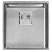 Franke PKX11016 - Peak 17-in. x 18-in. 16 Gauge Stainless Steel Undermount Single Bowl Kitchen Sink - PKX11016