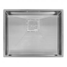 Franke PKX11021 - Peak 23-in. x 18-in. 16 Gauge Stainless Steel Undermount Single Bowl Kitchen Sink - PKX11021