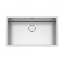 Franke PS2X110-30-12 - Professional 2.0 32.5-in. x 19.5-in. x 12.0-in. 16 Gauge Stainless Steel Undermount Single Bowl Ki