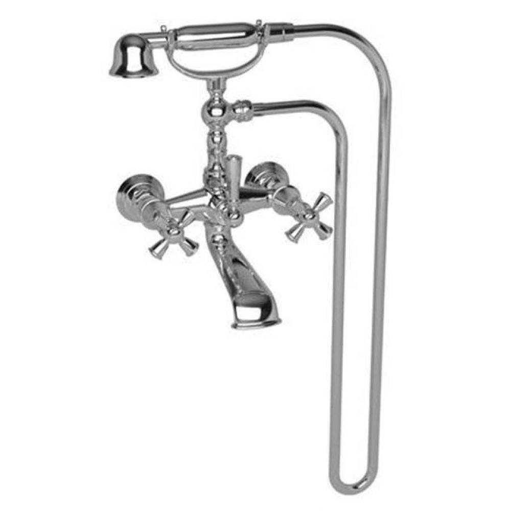 Exposed Tub And Hand Shower Set - Wall Mount