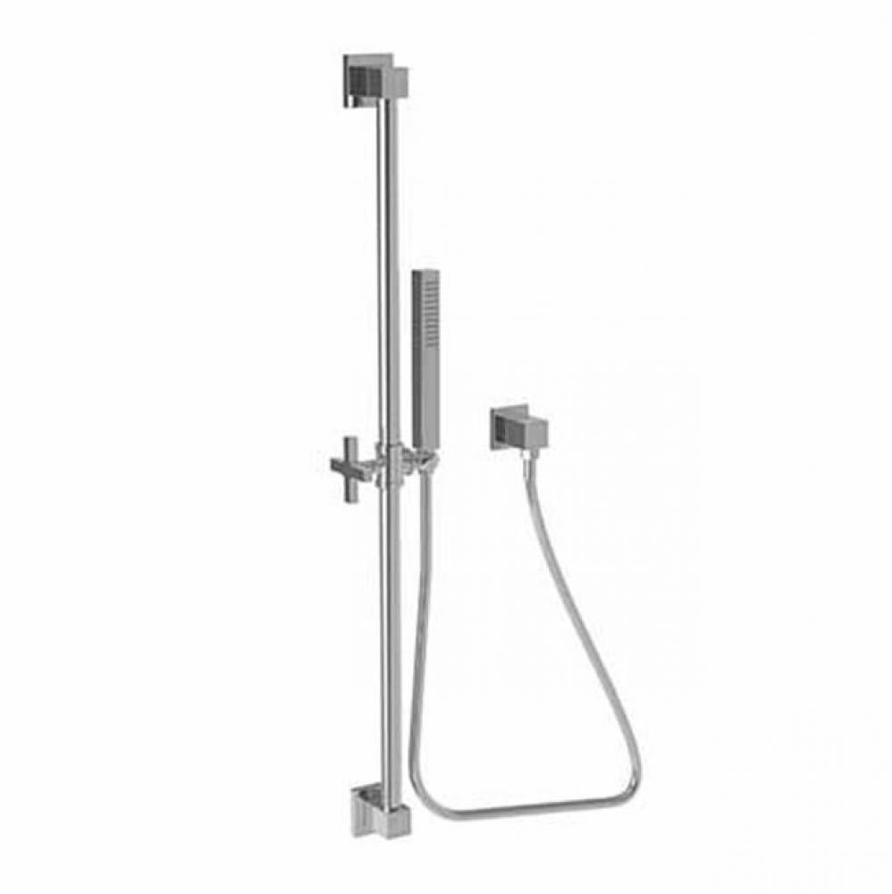 Slide Bar with Single Function Hand Shower Set