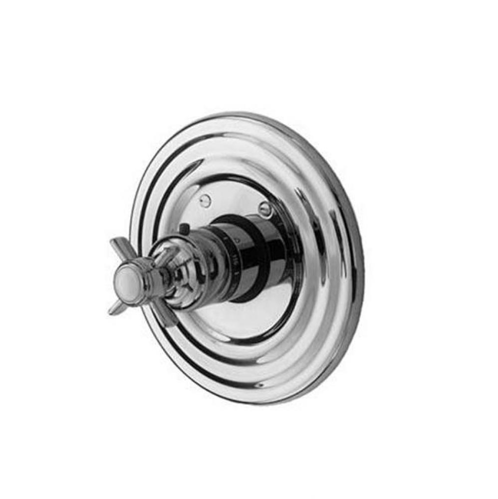 3/4'' Round Thermostatic Trim Plate with Handle