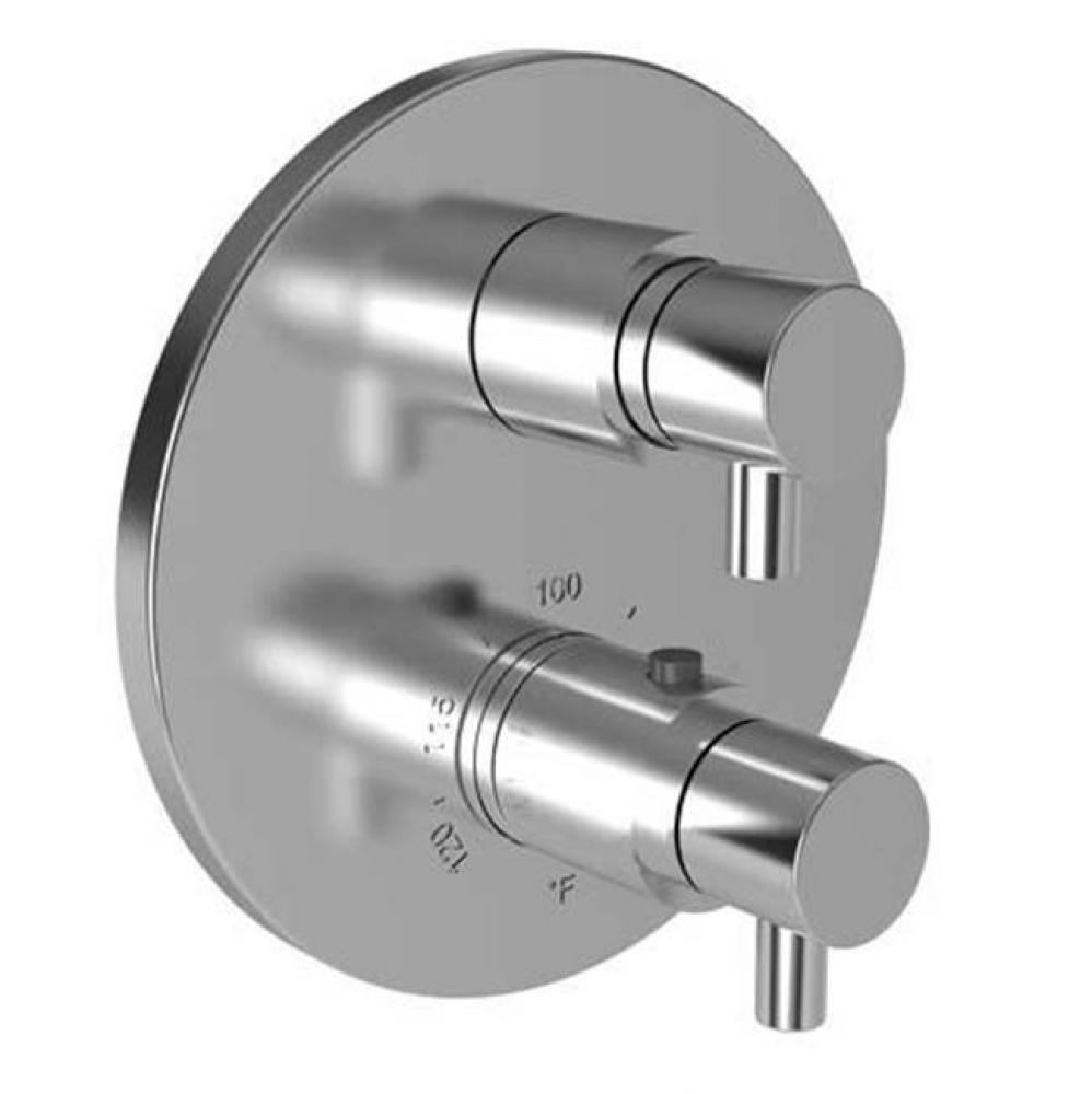 1/2'' Round Thermostatic Trim Plate with Handle