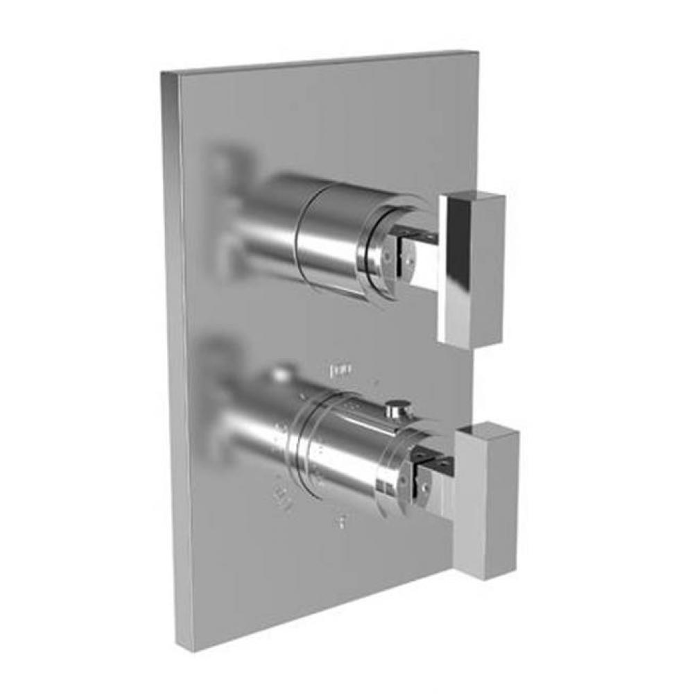 1/2'' Square Thermostatic Trim Plate with Handle