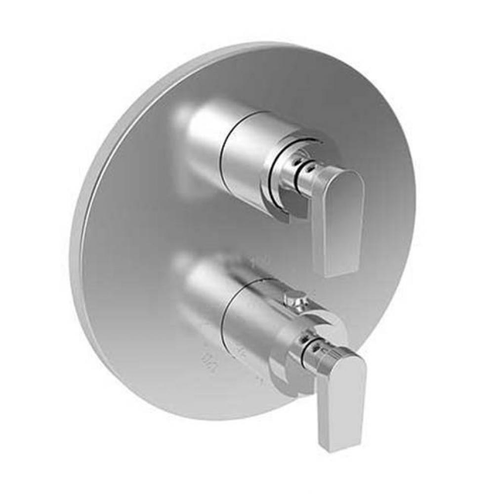 1/2'' Round Thermostatic Trim Plate With Handle