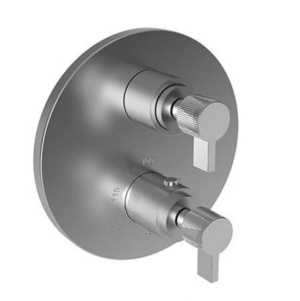 1/2'' Round Thermostatic Trim Plate with Handle