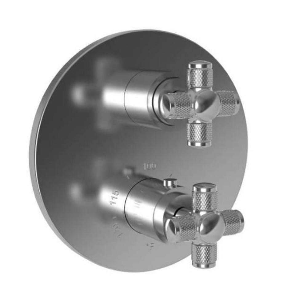 1/2'' Round Thermostatic Trim Plate with Handle