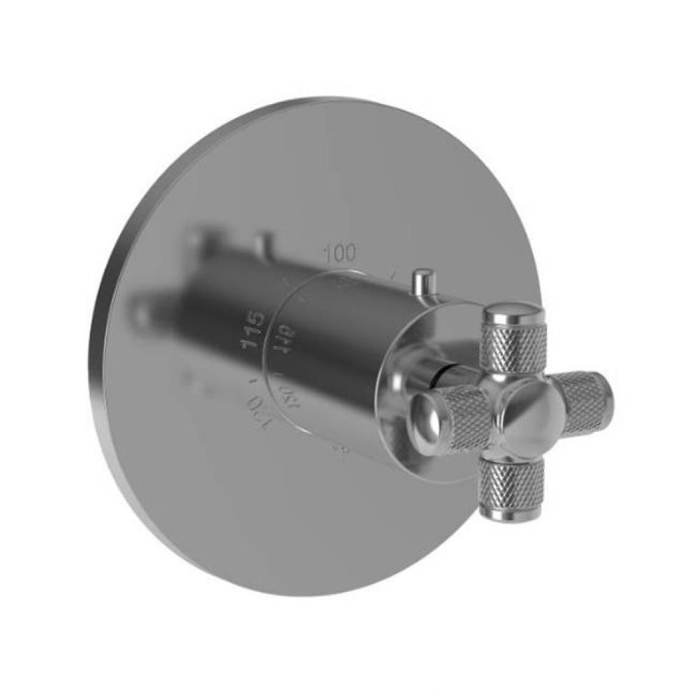 3/4'' Round Thermostatic Trim Plate with Handle