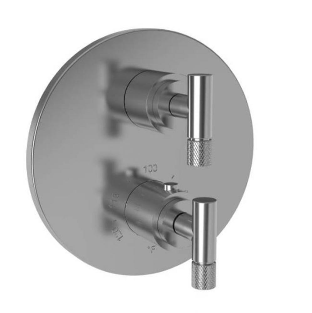 1/2'' Round Thermostatic Trim Plate with Handle