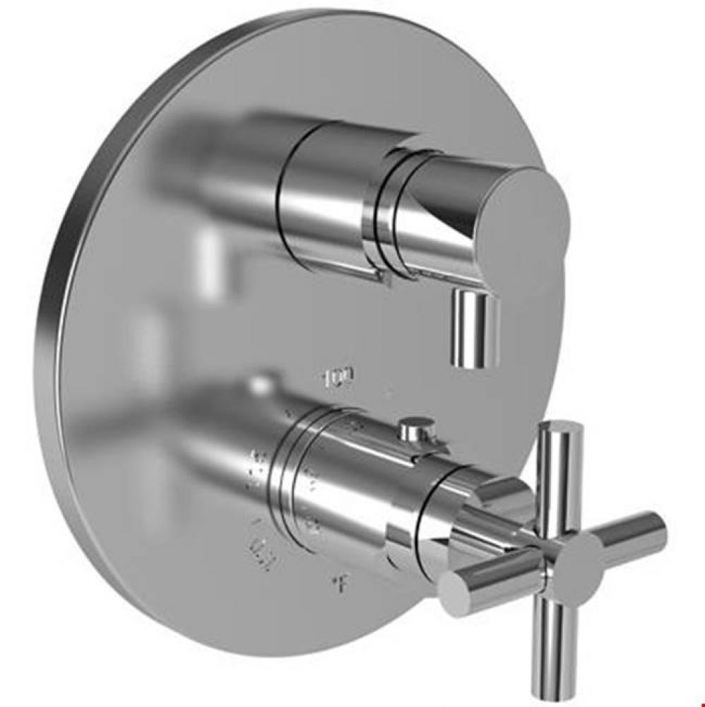 1/2'' Round Thermostatic Trim Plate With Handle