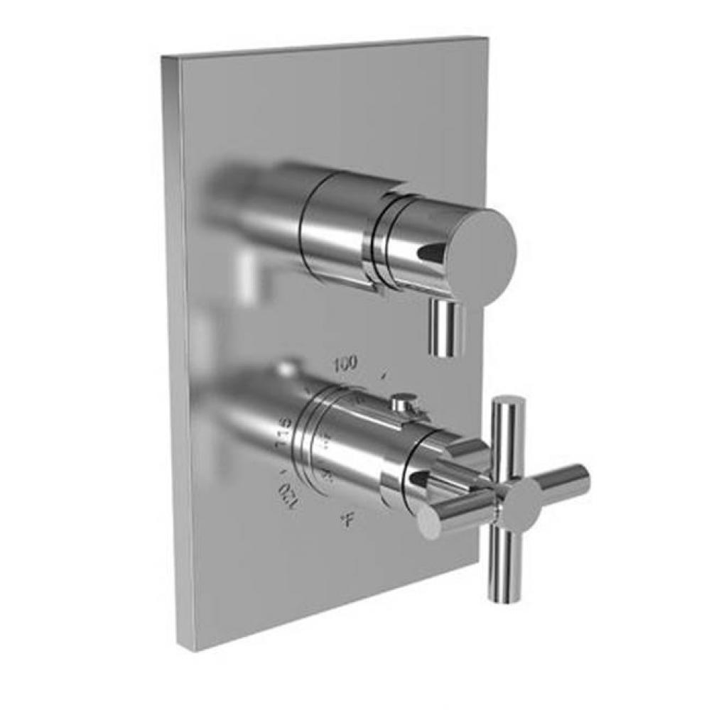 1/2'' Square Thermostatic Trim Plate With Handle