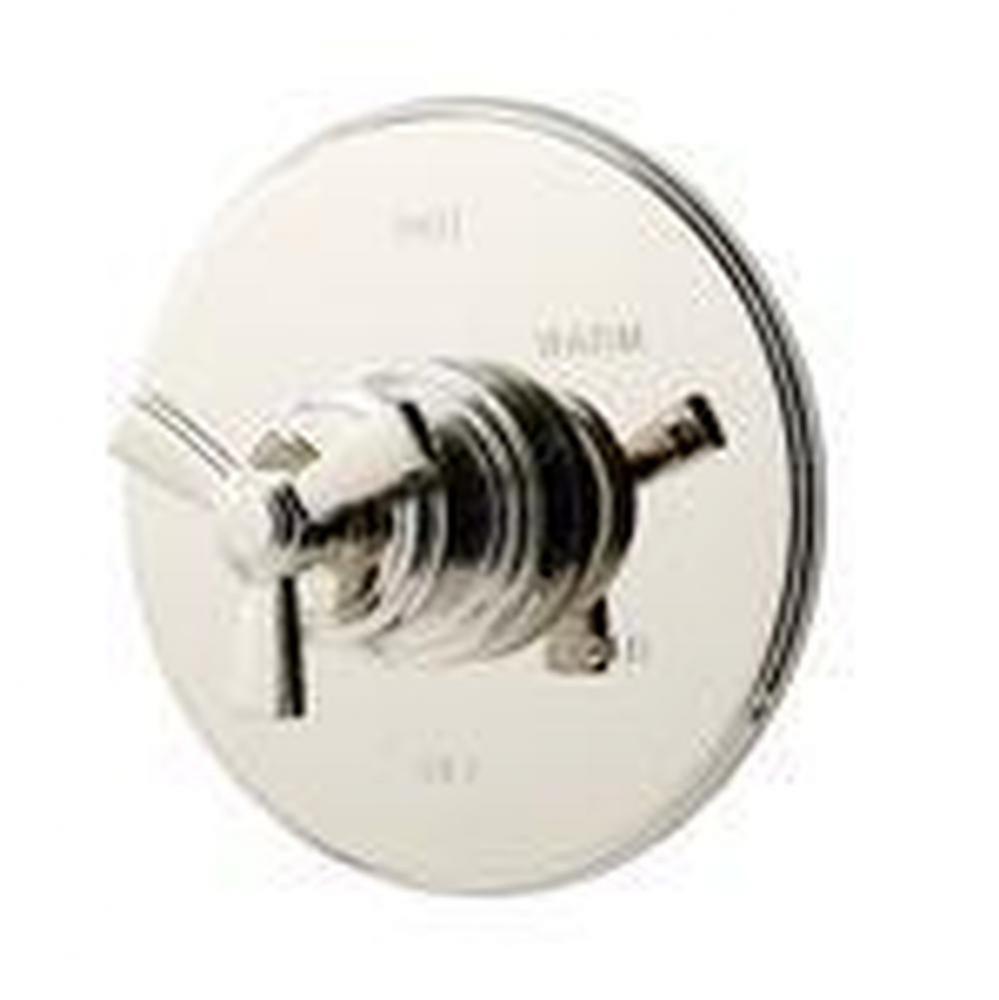 Balanced Pressure Shower Trim Plate with Handle. Less showerhead, arm and flange.