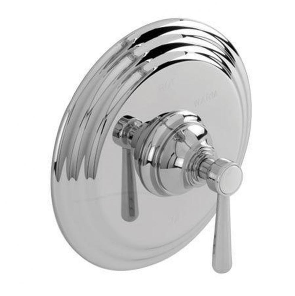 Balanced Pressure Shower Trim Plate with Handle. Less showerhead, arm and flange.