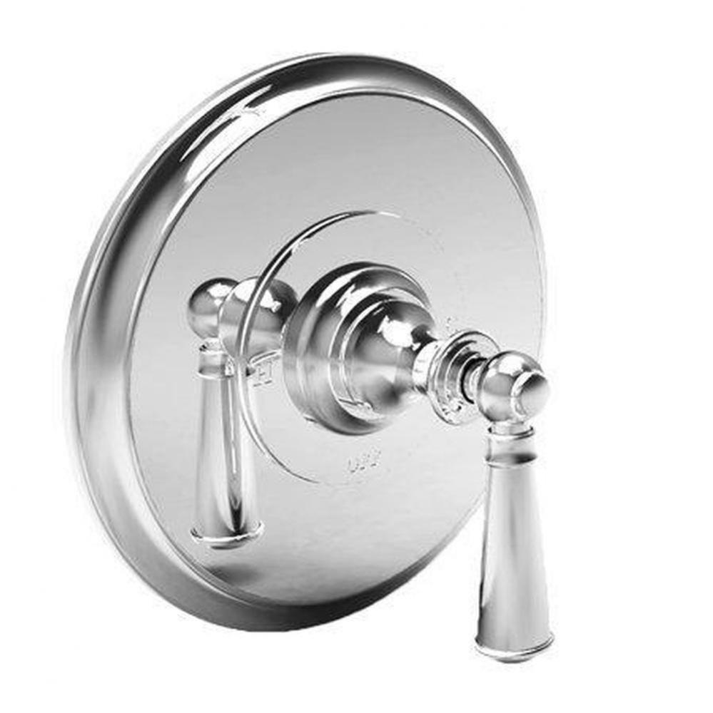 Balanced Pressure Shower Trim Plate with Handle. Less showerhead, arm and flange.