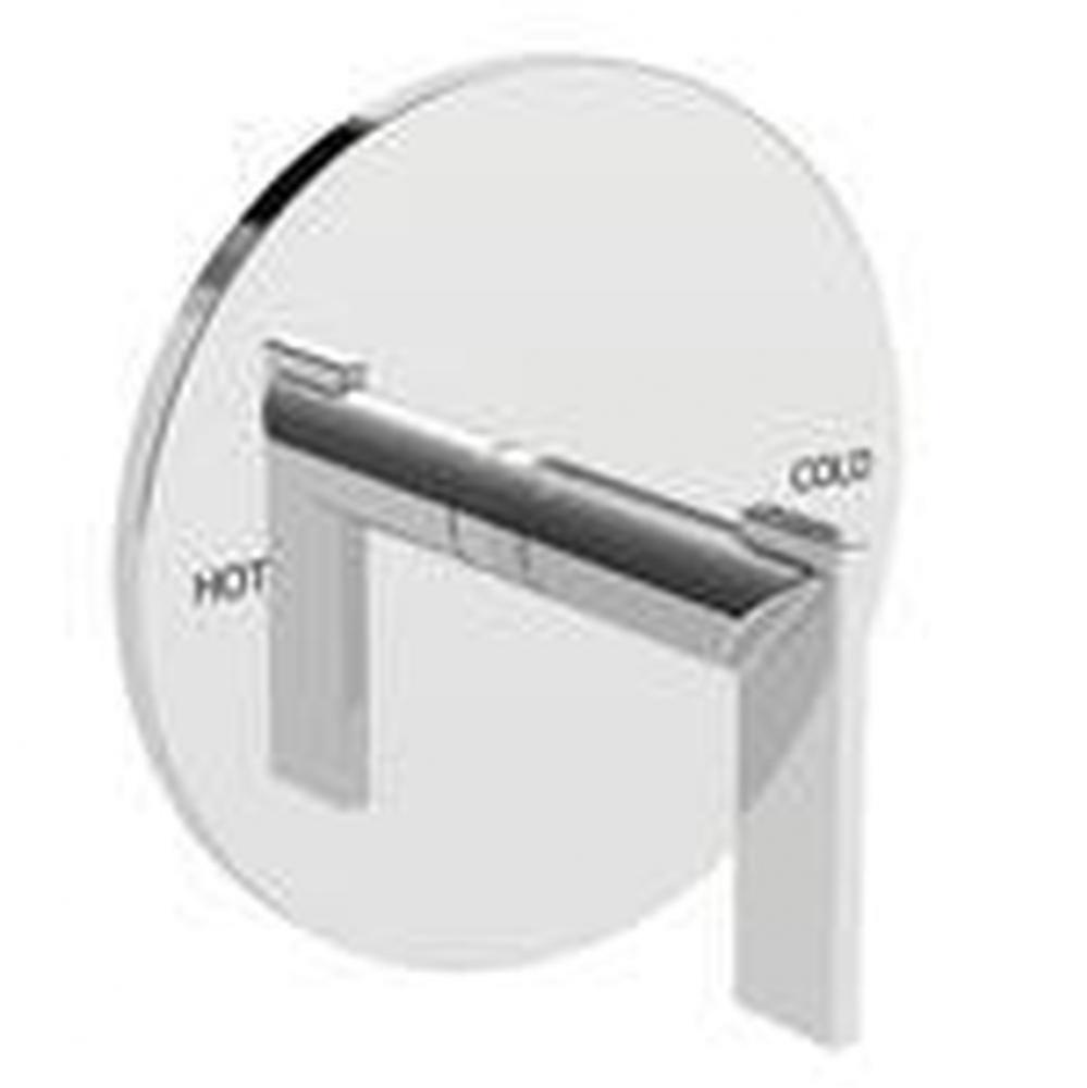 Balanced Pressure Shower Trim Plate with Handle. Less showerhead, arm and flange.