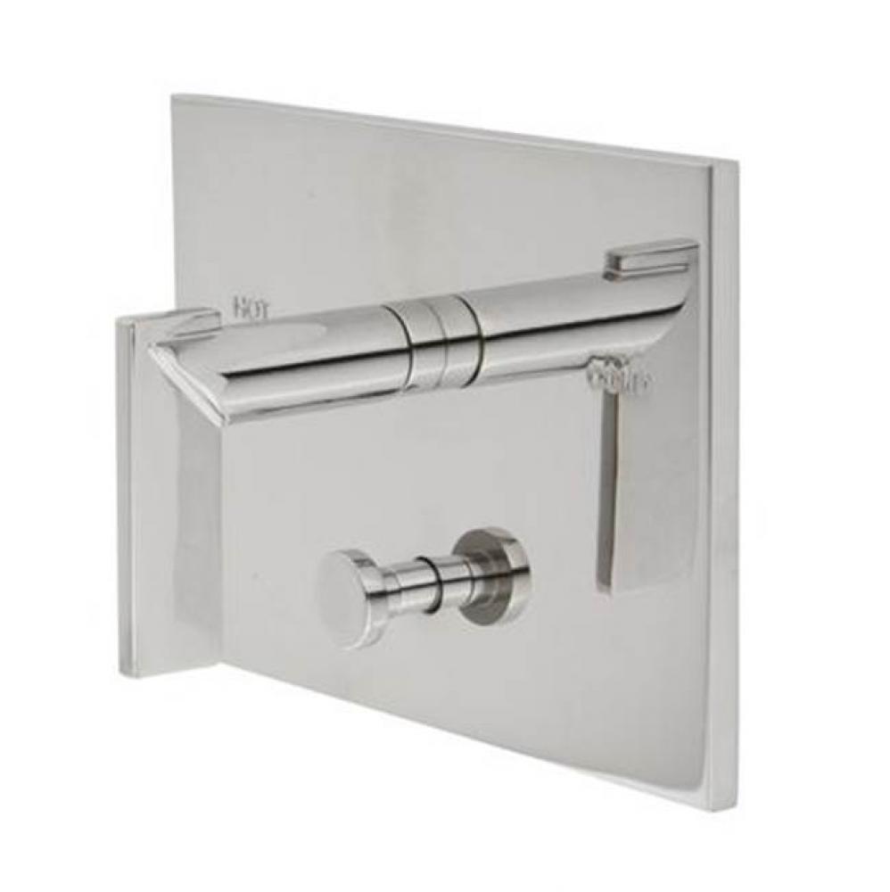 Balanced Pressure Tub & Shower Diverter Plate with Handle